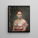 Regina Olga di Grecia - Elisabeth Jerichau-Baumann — quadro incorniciato alla parete