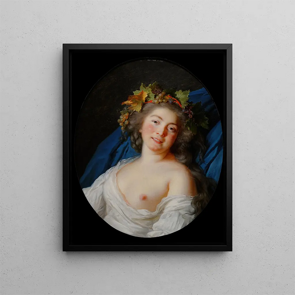 Bacchante - Elisabeth Louise Vigée Le Brun — quadro incorniciato alla parete
