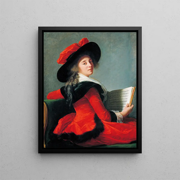 Baronne de Crussol - Elisabeth Louise Vigée Le Brun — quadro incorniciato alla parete