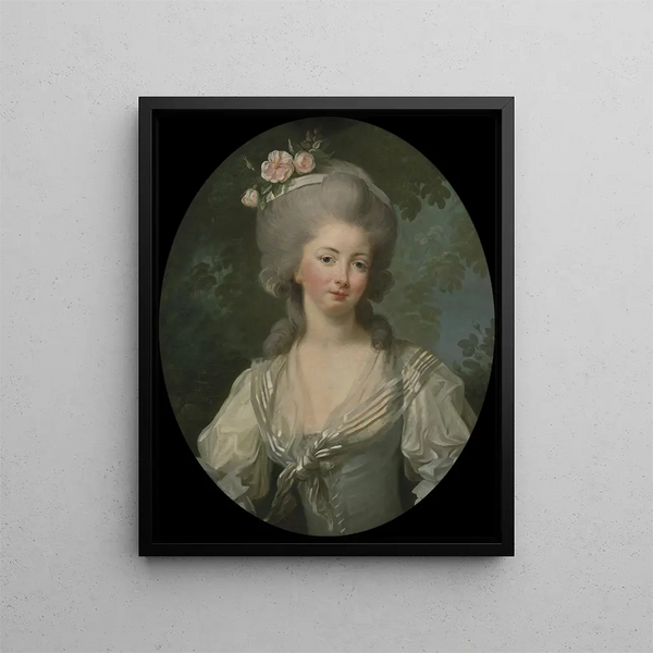 Ernestine Frédérique Principessa di Croÿ - Elisabeth Louise Vigée Le Brun — quadro incorniciato alla parete