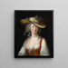Ritratto Anne Catherine Le Preudhomme de Chatenoy Contessa di Verdun - Elisabeth Louise Vigée Le Brun — quadro incorniciato alla parete