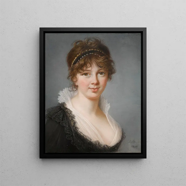 Ritratto della signora Spencer Perceval nata Jane Wilson - Elisabeth Louise Vigée Le Brun — quadro incorniciato alla parete