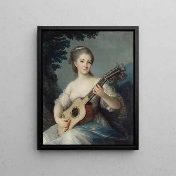 Ritratto di Marie Louise Adélaïde Jacquette de Robien viscontessa di Mirabeau - Elisabeth Louise Vigée Le Brun — quadro incorniciato alla parete