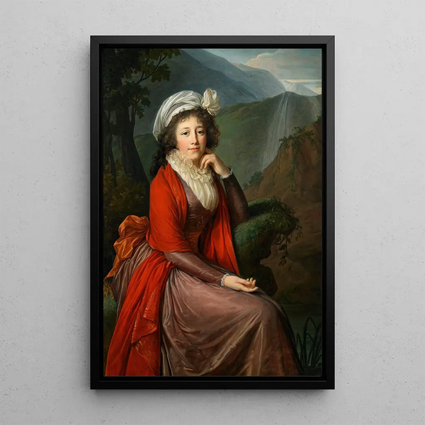 Riproduzione del dipinto Ritratto della contessa Maria Theresia Bucquoi nata Parr - Elisabeth Louise Vigée Le Brun