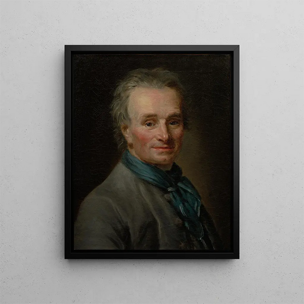 Ritratto di Jean Baptiste Lemoyne il Giovane - Elisabeth Louise Vigée Le Brun — quadro incorniciato alla parete