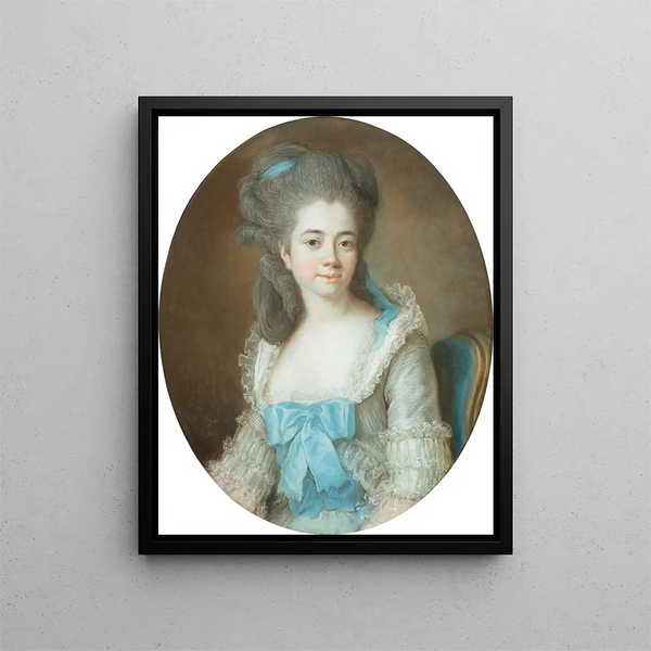 Ritratto di Madame Aignan de Sanlot - Elisabeth Louise Vigée Le Brun — quadro incorniciato alla parete