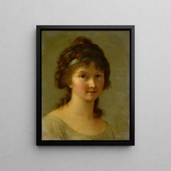 Ritratto di una dama - Elisabeth Louise Vigée Le Brun — quadro incorniciato alla parete