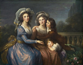 Elisabeth Louise Vige Le Brun - The Marquise de Pezayand the Marquise de Roug with Her Sons Alexis and Adrien.webp