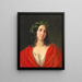 Giovane donna in costume greco - Élisabeth Modell — quadro incorniciato alla parete