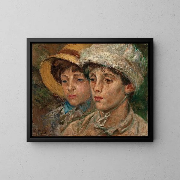 Amici inseparabili - Eliseu Visconti — quadro incorniciato alla parete