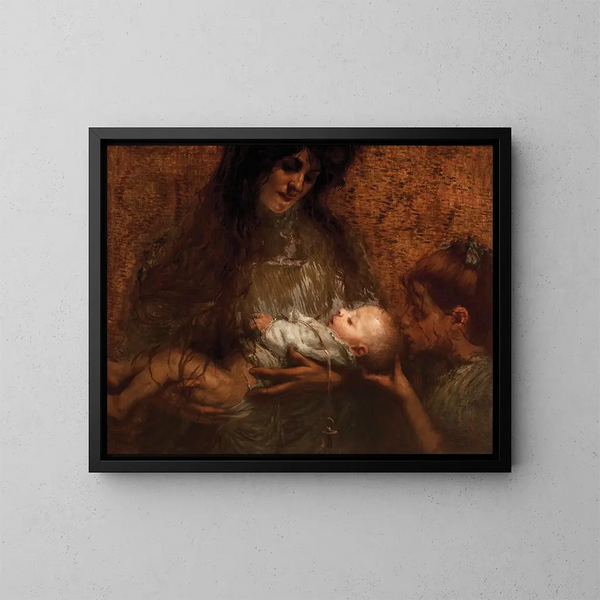 Buona notte - Eliseu Visconti — quadro incorniciato alla parete