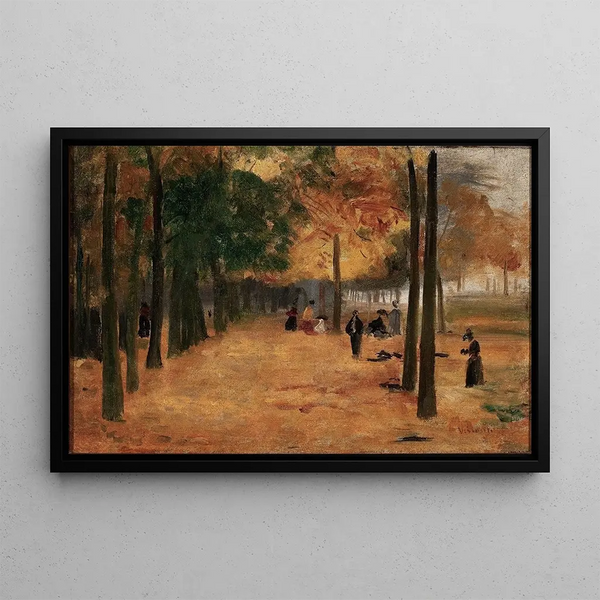 Eliseu Visconti - Canto de Luxemburgo Outono.webp