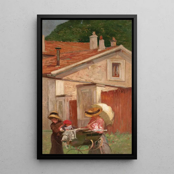 Riproduzione del dipinto La mia famiglia a Saint Hubert - Eliseu Visconti