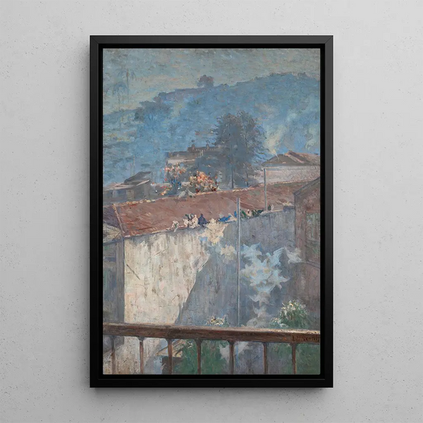 Pigeons de mon atelier - Eliseu Visconti — quadro incorniciato alla parete