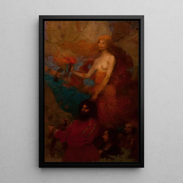 La Providence guide Cabral - Eliseu Visconti — quadro incorniciato alla parete