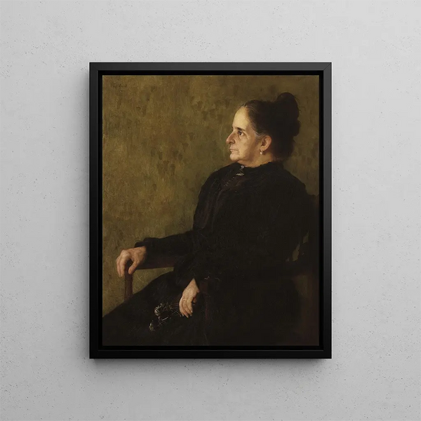 Ritratto di Adélaïde Simas - Eliseu Visconti — quadro incorniciato alla parete