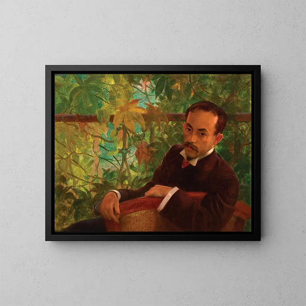 Ritratto di Ovdio Romeiro - Eliseu Visconti — quadro incorniciato alla parete