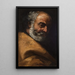 Ritratto di un anziano - Eliseu Visconti — quadro incorniciato alla parete