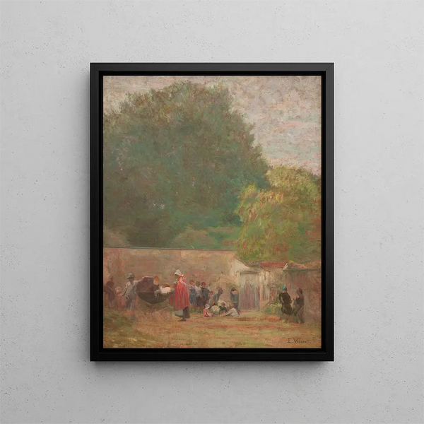 San Huberto - Eliseu Visconti — quadro incorniciato alla parete