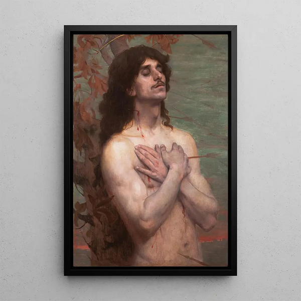 San Sebastiano, studio per Ricompensa di San Sebastiano - Eliseu Visconti — quadro incorniciato alla parete