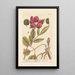 Peonia maschile - Elizabeth Blackwell — quadro incorniciato alla parete