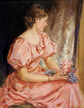 Elizabeth Kelly - Portrait of Lorna the girl in pink.webp