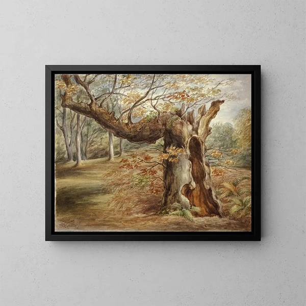 Albero in decomposizione - Elizabeth Murray — quadro incorniciato alla parete