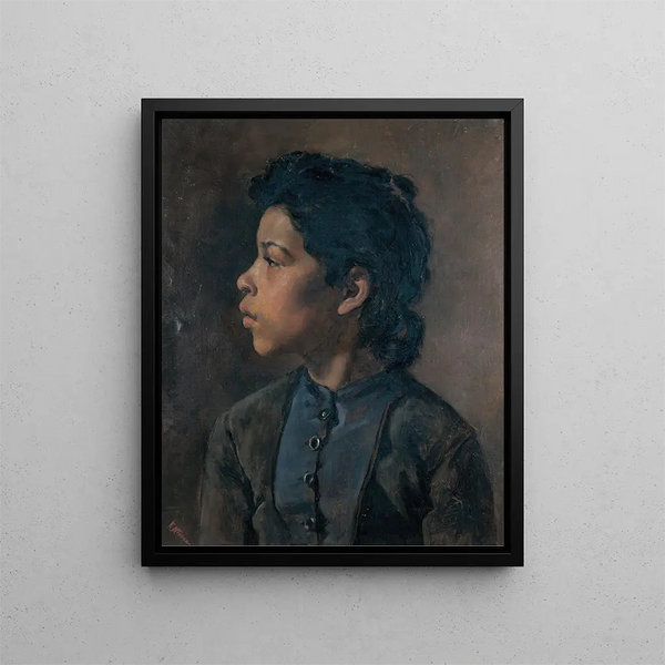 Tête de fille - Elizabeth Nourse — quadro incorniciato alla parete