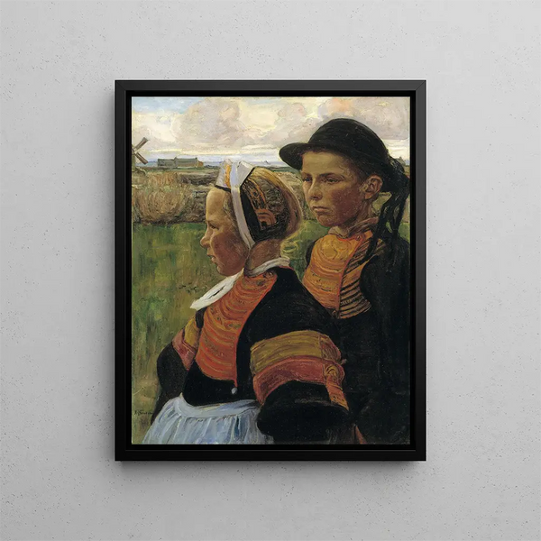 Il fratello e la sorella Penmarch - Elizabeth Nourse — quadro incorniciato alla parete