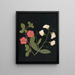 Album di fiori in carta ritagliata Pl19 - Ellen W. | W — quadro incorniciato alla parete