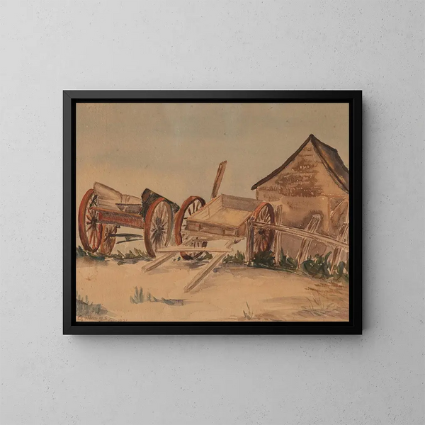 Wagons - Elling William Gollings — quadro incorniciato alla parete
