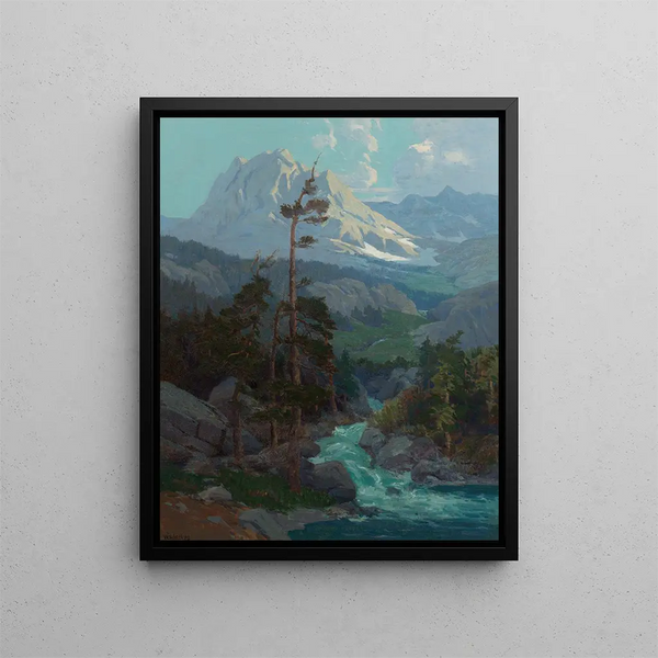 Ruissellement de la Sierra - Elmer Wachtel — quadro incorniciato alla parete