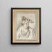 Tête de femme - Elzenerus Helmigh — quadro incorniciato alla parete