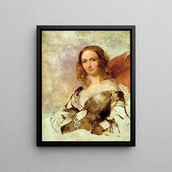La Comtesse - Emanuel Gottlieb Leutze — quadro incorniciato alla parete