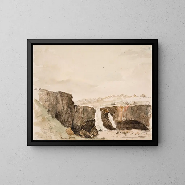 Gilia Foss - Emanuel Larsen — quadro incorniciato alla parete