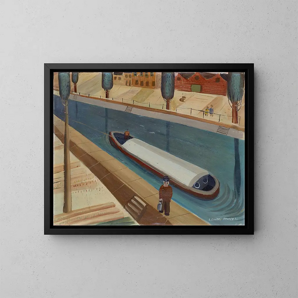 Motif di Bruges - Emanuel Schättli — quadro incorniciato alla parete