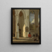 Interno della vecchia chiesa di Delft - Emanuel de Witte — quadro incorniciato alla parete