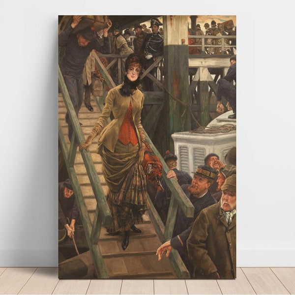 Riproduzione del dipinto Imbarco a Calais - James Tissot