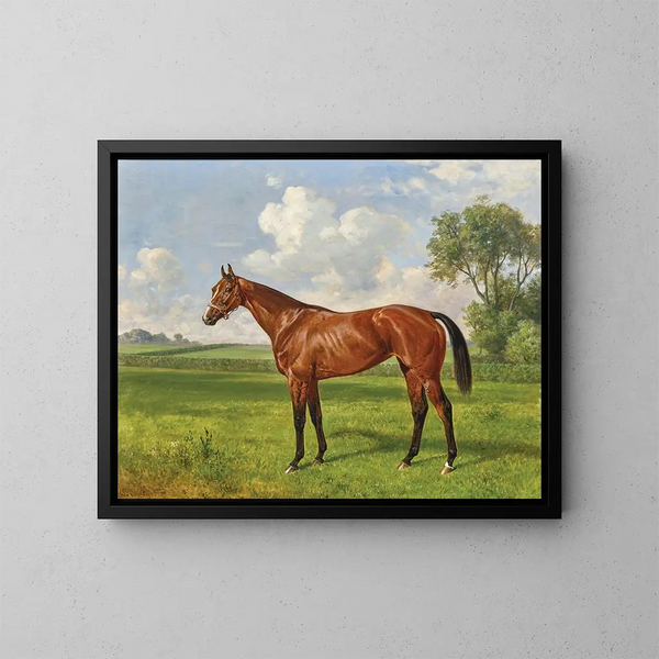 La Camargo Poulinire Jardy - Emil Adam — quadro incorniciato alla parete