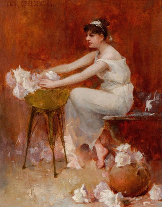 Emil Carlsen - Arranging Flowers.webp