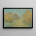 Mattino d'autunno, luna calante - Emil Carlsen — quadro incorniciato alla parete