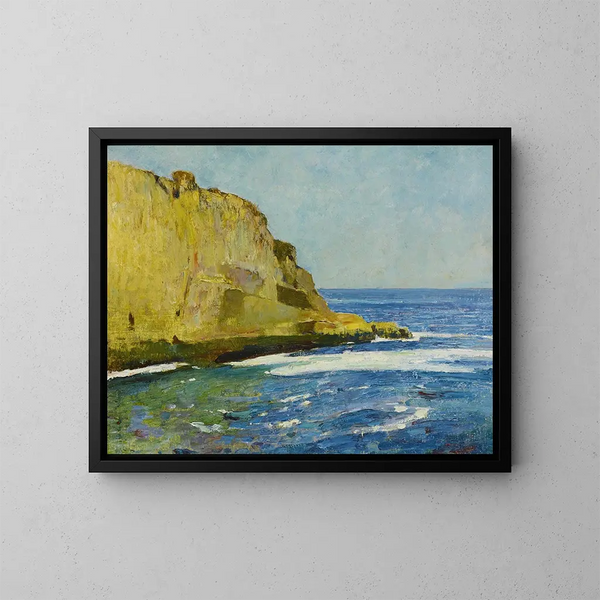 Bald Head Cliff, York, Maine - Emil Carlsen — quadro incorniciato alla parete