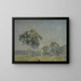 Paesaggio con alberi - Emil Carlsen — quadro incorniciato alla parete