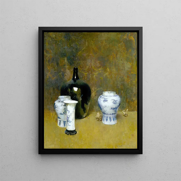 Jarres orientali - Emil Carlsen — quadro incorniciato alla parete