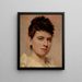 Ritratto di una giovane donna - Emil Carlsen — quadro incorniciato alla parete