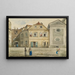 La Maison du Bourreau à Vienne - Emil Hütter — quadro incorniciato alla parete