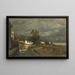 Dopo la tempesta - Emil Jakob Schindler — quadro incorniciato alla parete