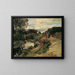 Au Tullnbach vicino a Plankenberg - Emil Jakob Schindler — quadro incorniciato alla parete