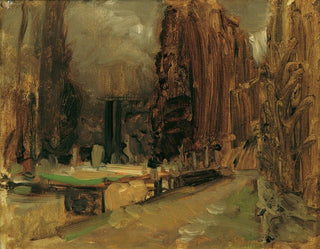 Emil Jakob Schindler - Der Friedhof bei Gravosa bei Ragusa Studie zu Pax.webp
