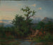 Lago di montagna con cicogna - Emil Lugo — vista dell’opera